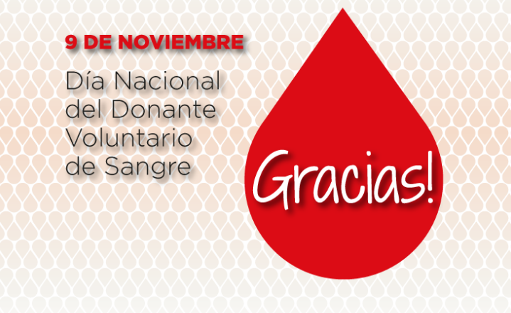 En este momento estás viendo 9 de noviembre: Día Nacional del Donante Voluntario de Sangre
