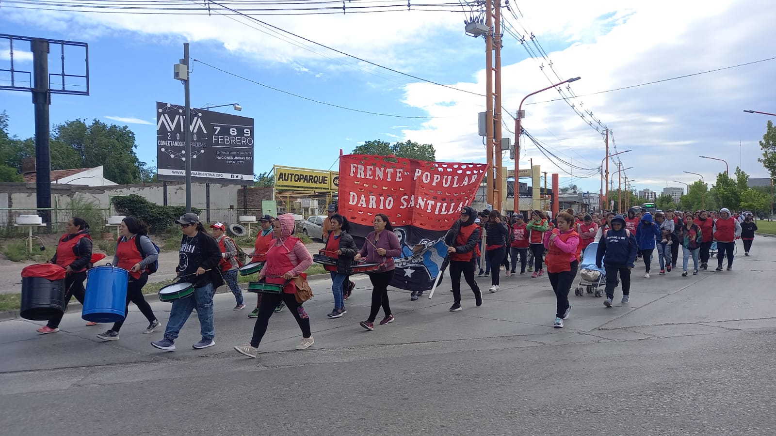 Protesta en Ruta 22 por Emergencia Alimentaria: «El hambre es el límite»