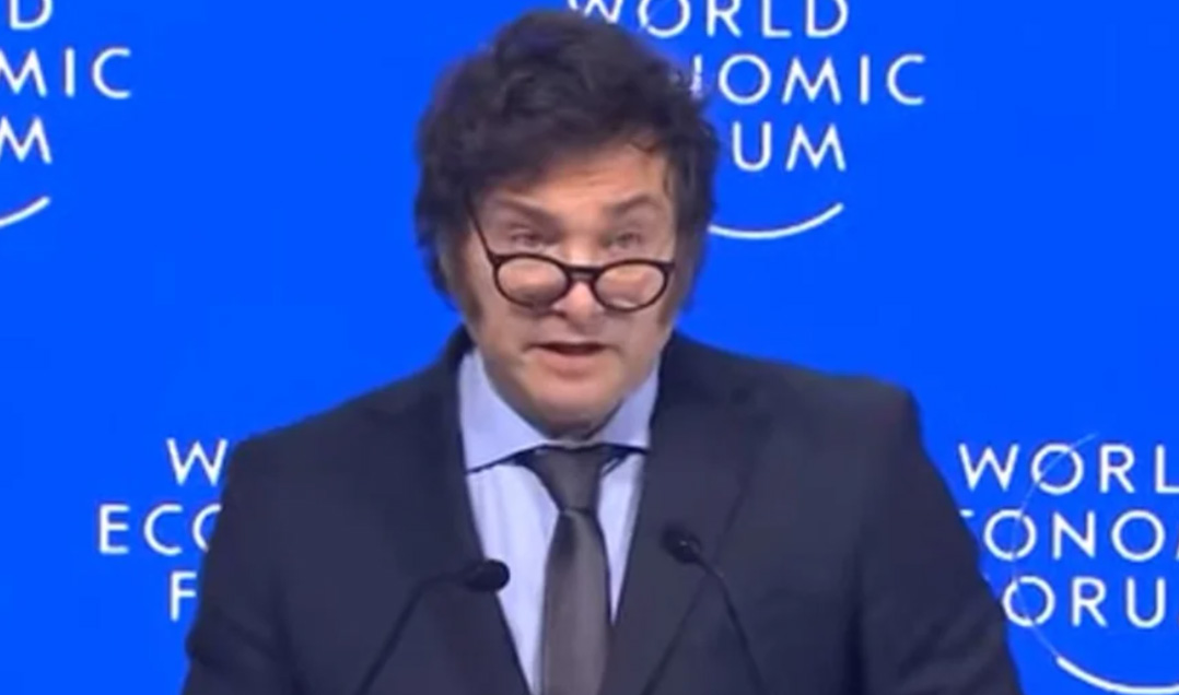 En este momento estás viendo Milei, en el Foro de Davos: «Los líderes de Occidente abandonaron las ideas de la libertad por el socialismo»