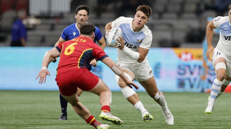 En este momento estás viendo Los pumas 7s derrotaron a España y clasificaron a cuartos de final de Vancouvert