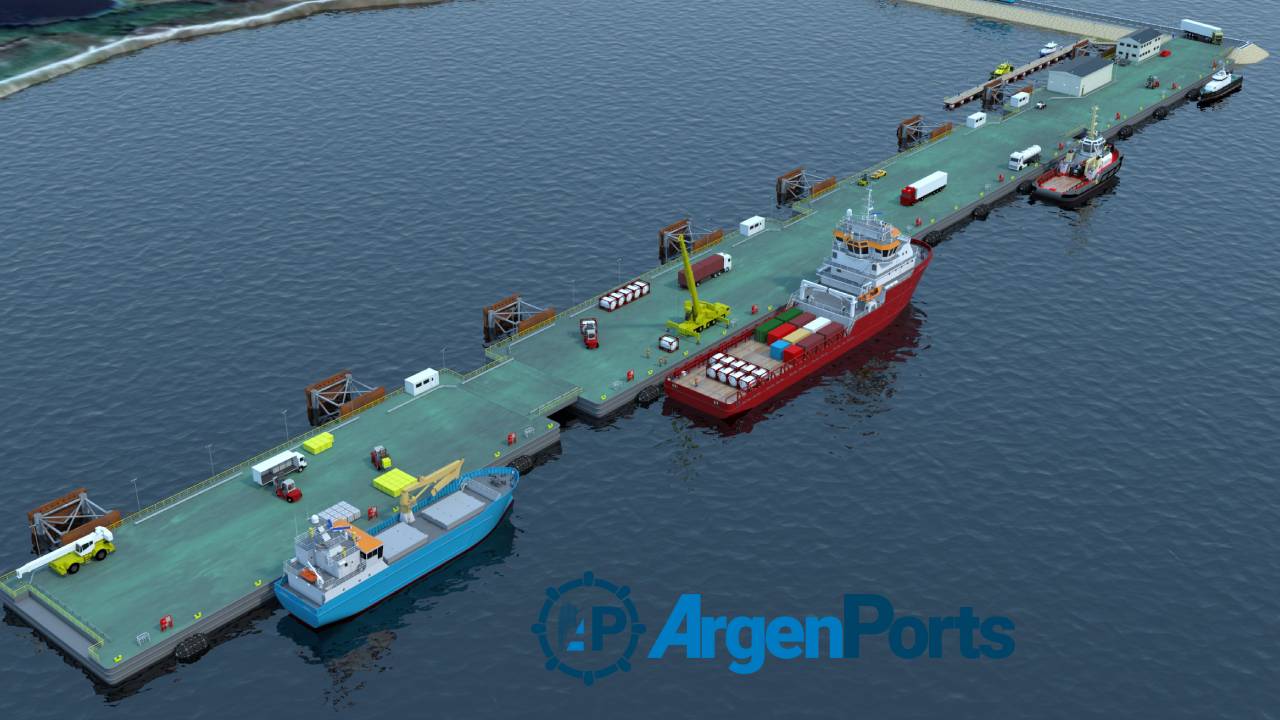 Lee más sobre el artículo Así es el puerto que piensan construir los kelpers en las Malvinas para competir con Ushuaia
