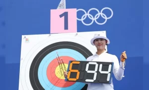 Lee más sobre el artículo Una arquera surcoreana batió el primer récord mundial de París 2024