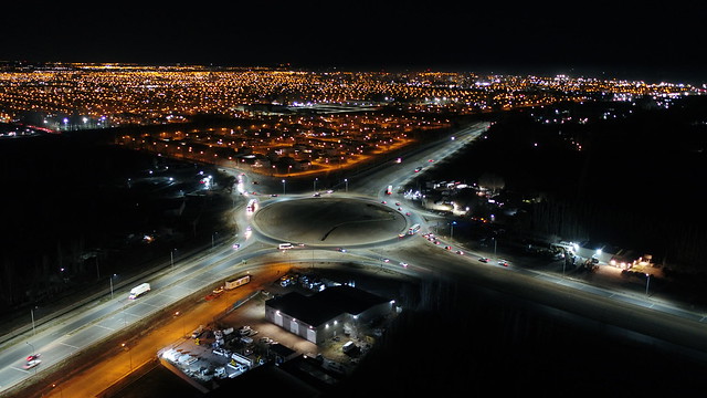 En este momento estás viendo Quedó inaugurada la obra de iluminación en el acceso noroeste de Cipolletti