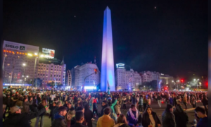 Lee más sobre el artículo Incidentes y detenidos en los festejos por la Copa América en el Obelisco