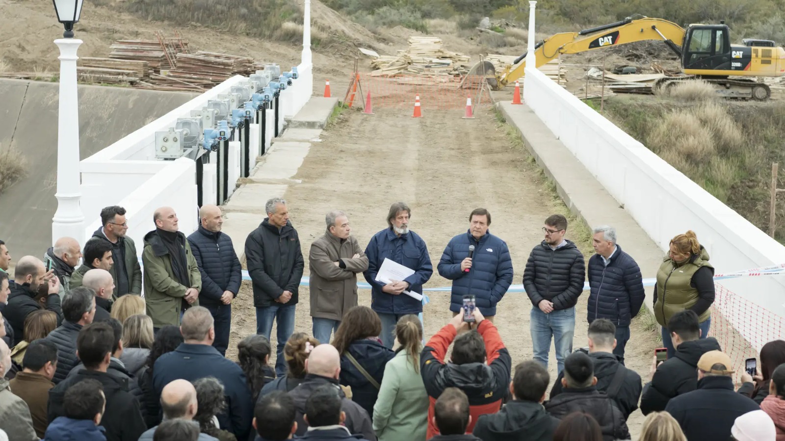 En este momento estás viendo Valle Inferior: Weretilneck inauguró obras de mejora en el sistema de riego