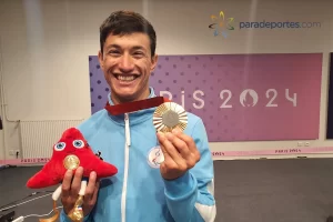 Lee más sobre el artículo Argentina logró la cuarta medalla paralímpica: Fernando Vázquez alcanzó el bronce