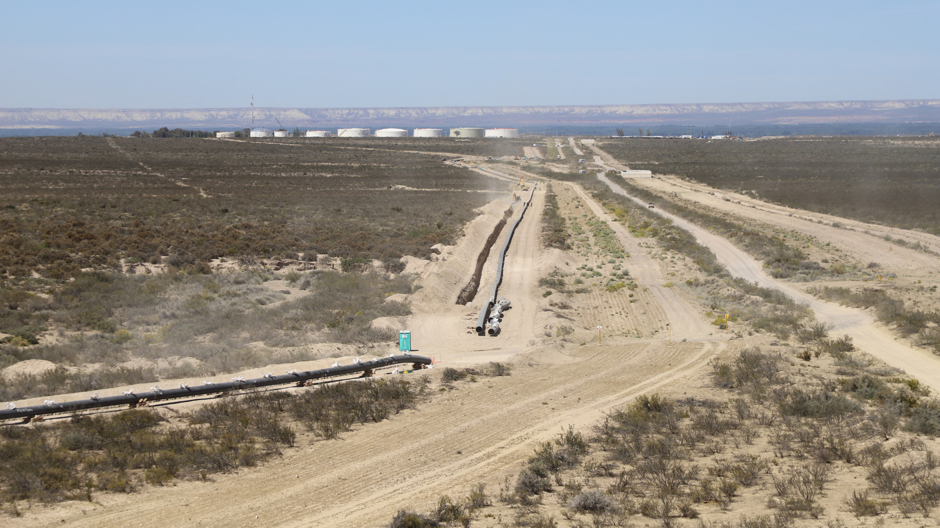 Lee más sobre el artículo Vaca Muerta Sur: el oleoducto que transformará Río Negro llegó a Allen