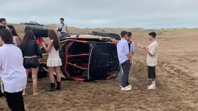 En este momento estás viendo Una discusión por el género de la música terminó con tres atropellados en Monte Hermoso