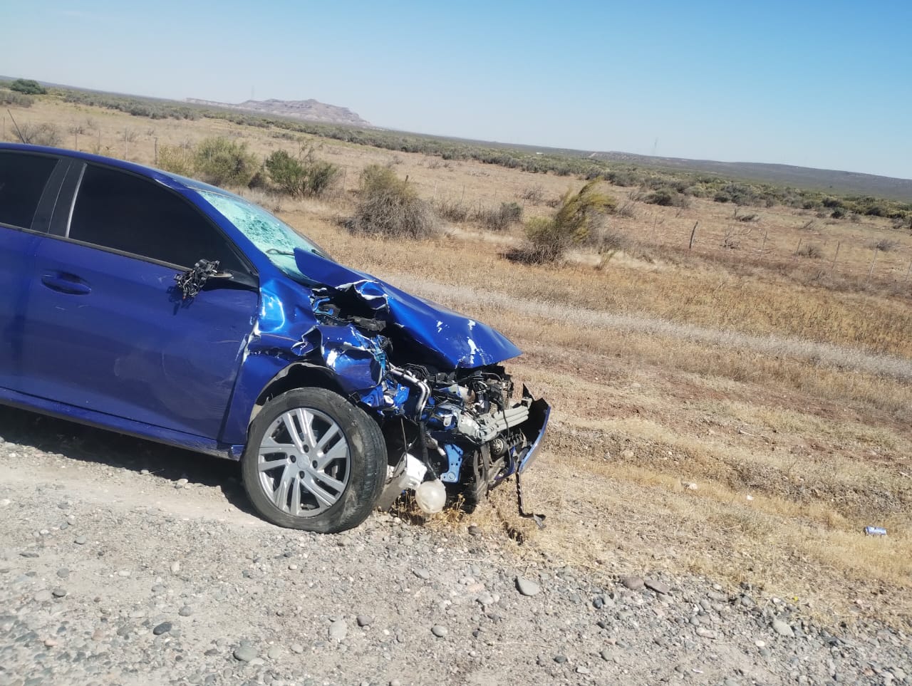 En este momento estás viendo Violento impacto entre dos vehículos en Ruta 237: murió un  motociclista