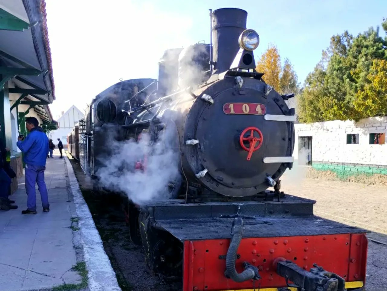 En este momento estás viendo La Trochita vuelve a recorrer la emblemática Estepa Rionegrina