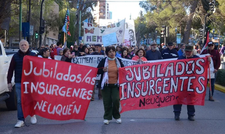 En este momento estás viendo Jubilados Insurgentes de Neuquén convocan a una movilización en defensa de sus derechos