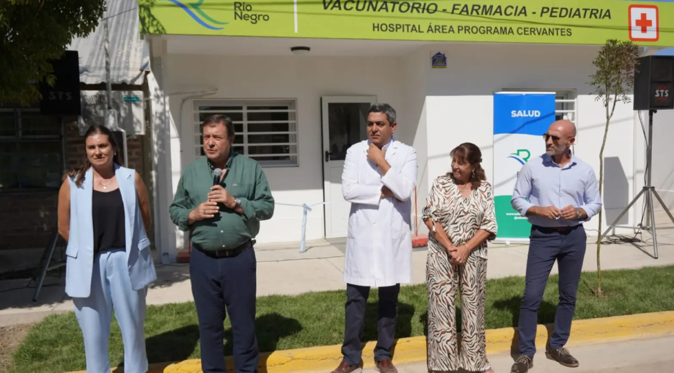 Inauguraron el nuevo vacunatorio del hospital de Cervantes