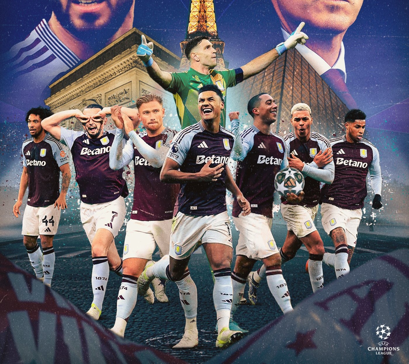 En este momento estás viendo El Aston Villa visita al PSG y va por la hazaña en la Champions League 2025