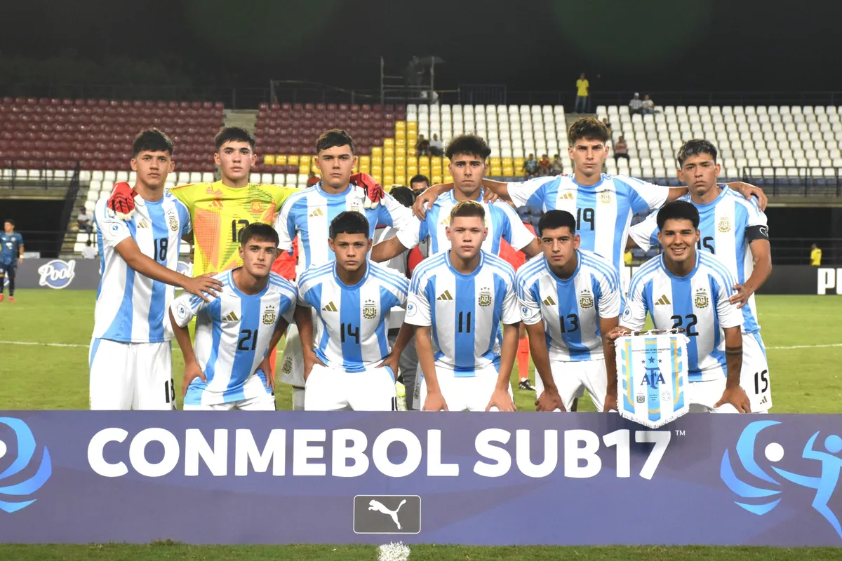 En este momento estás viendo La Selección argentina goleó a Paraguay y se recuperó en el Sudamericano Sub 17