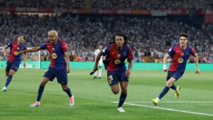Lee más sobre el artículo Barcelona le ganó 3-2 a Real Madrid en una final inolvidable y se consagró campeón de la Copa del Rey.