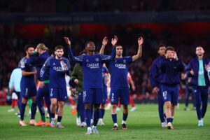 Lee más sobre el artículo PSG se hizo fuerte en Londres, le ganó por la mínima al Arsenal y sueña con la final de la Champions