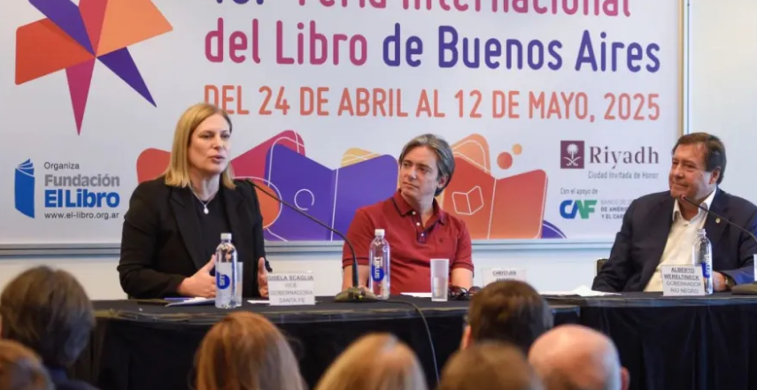 Lee más sobre el artículo Weretilneck participó en el panel de CAF en la Feria del Libro: Cultura, identidad y desarrollo económico en Río Negro