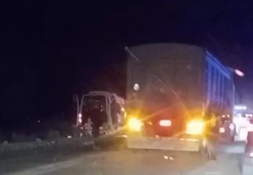 Lee más sobre el artículo Tragedia en la Ruta 7: murió un trabajador petrolero en un triple choque