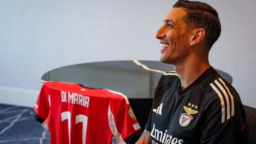 Lee más sobre el artículo  Di María se despidió de Benfica, y ya piensa en Rosario Central