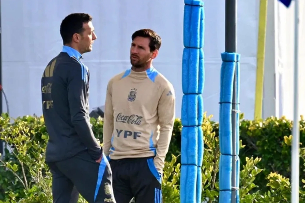 En este momento estás viendo Scaloni: “Todavía no tenemos decidido si Messi va a jugar de arranque”