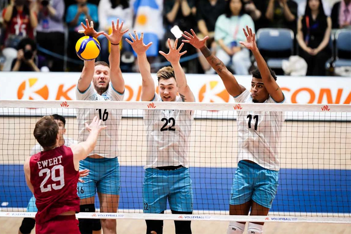 Lee más sobre el artículo VNL: Argentina cayó con Estados Unidos y se quedó sin chances de clasificar