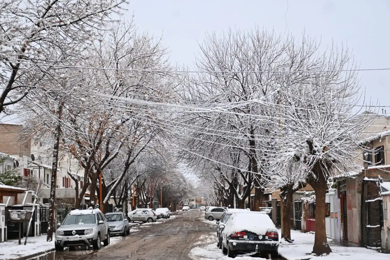 «Para mañana vamos a tener mucha probabilidad de que haya nieve en la región durante todo el día»
