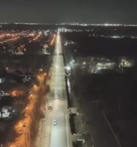 Lee más sobre el artículo Inauguraron nueva luminaria en calle Illia de Cipolletti