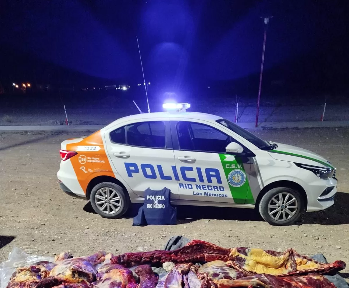 En este momento estás viendo En Los Menucos la policía secuestró carne faenada en condiciones insalubres