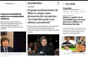 Lee más sobre el artículo «Fenómeno barrial»: medios del mundo reflejan el «Mani pulite en la Argentina» del gobierno de Javier Milei