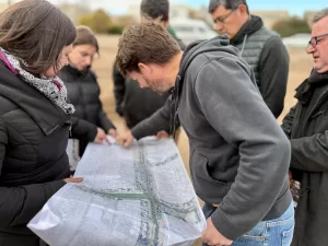 Lee más sobre el artículo Buteler recorrió obras públicas en ejecución: «Van a transformar la ciudad para siempre»
