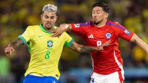 Lee más sobre el artículo La selección de Brasil ya clasificada, goleó 3-0 a Chile