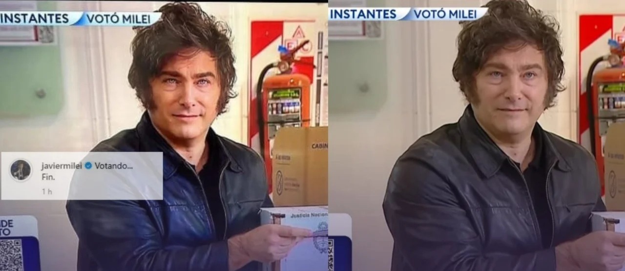 Lee más sobre el artículo Javier Milei se photoshopeó y estallaron los memes: “Se puso la cara de Homelander”