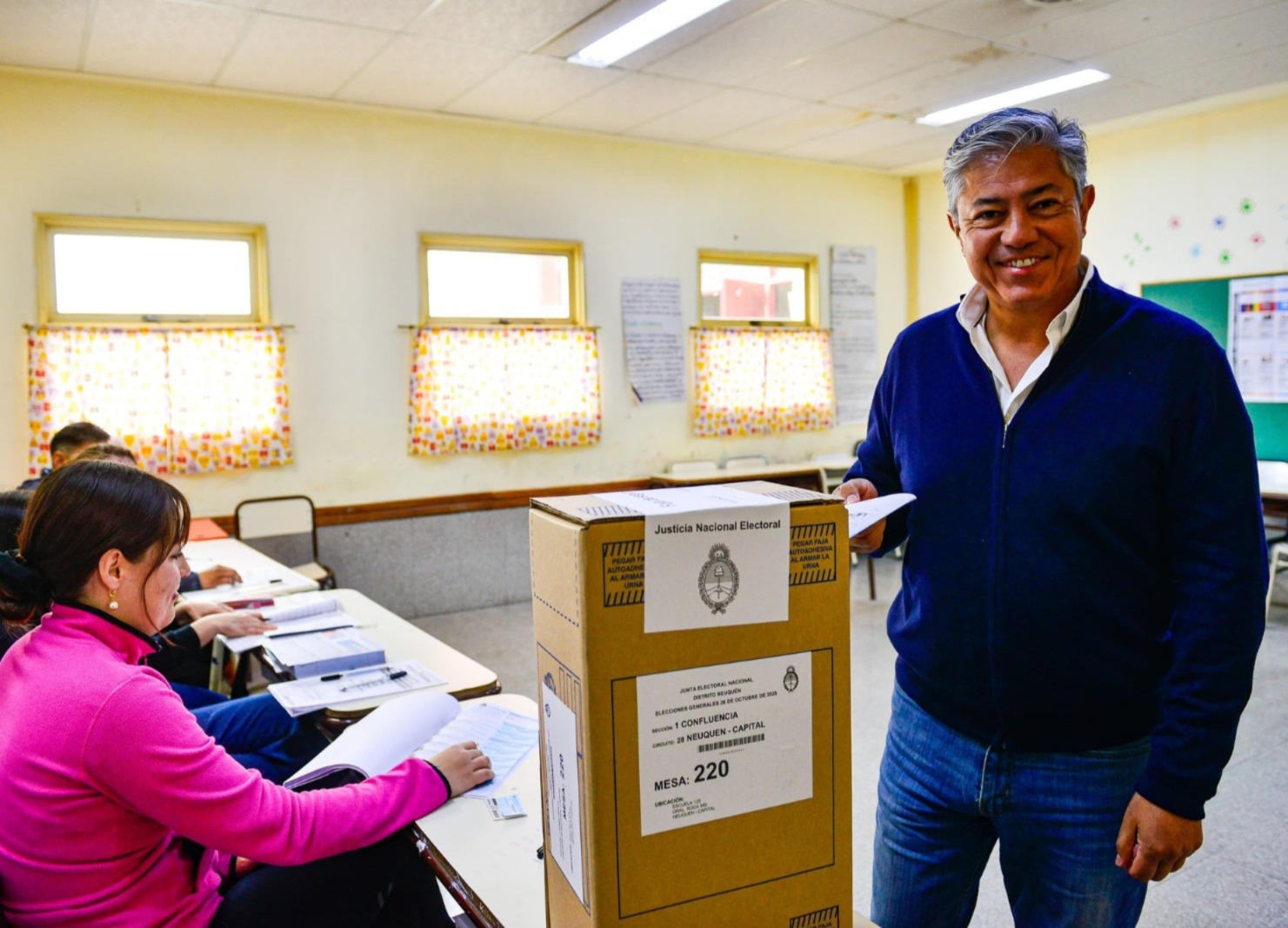 En este momento estás viendo Elecciones 2025: Figueroa votó y resaltó el valor de la democracia