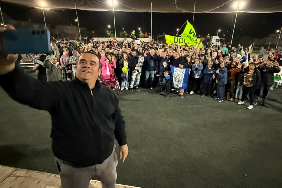 Cinco Saltos acompañó a JDRN: López llamó a “votar por los que defienden a los rionegrinos de verdad”