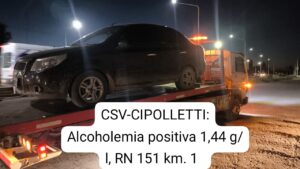 Lee más sobre el artículo Alcoholemia positiva: en Cipolletti retuvieron un vehículo