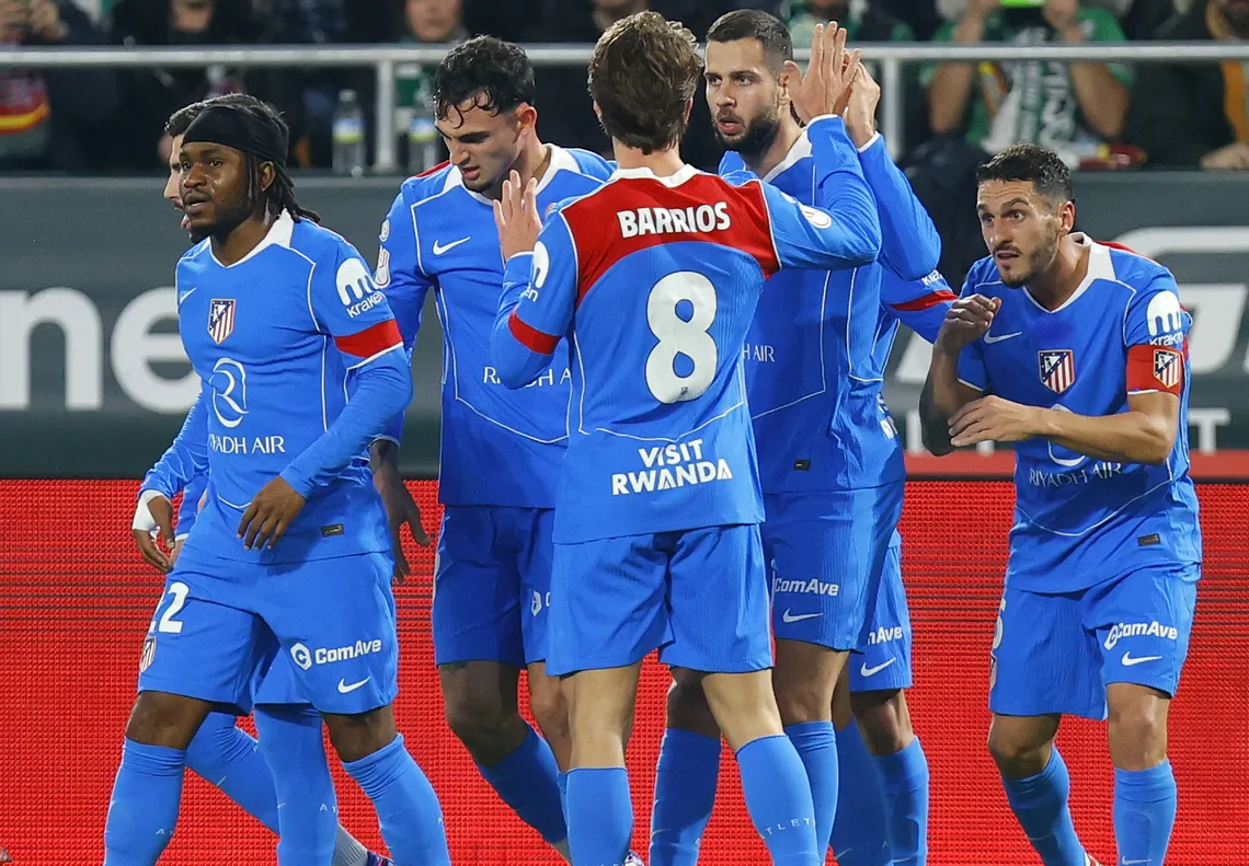 En este momento estás viendo Atlético Madrid goleó al Real Betis y se metió en semifinales de la Copa del Rey