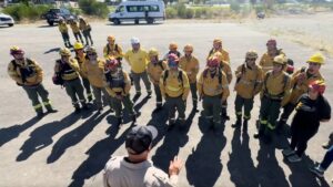 Lee más sobre el artículo Brigadistas del SPLIF se capacitan en traslado aéreo en montaña