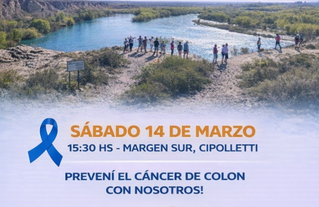 Lee más sobre el artículo Caminata solidaria en Cipolletti para concientizar sobre el cáncer de colon