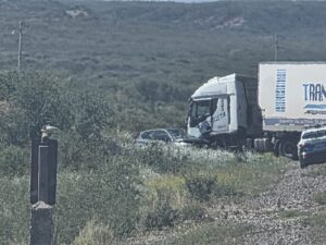 Lee más sobre el artículo Choque entre un auto y un camión en la Ruta 22: cuatro personas fueron trasladadas al hospital