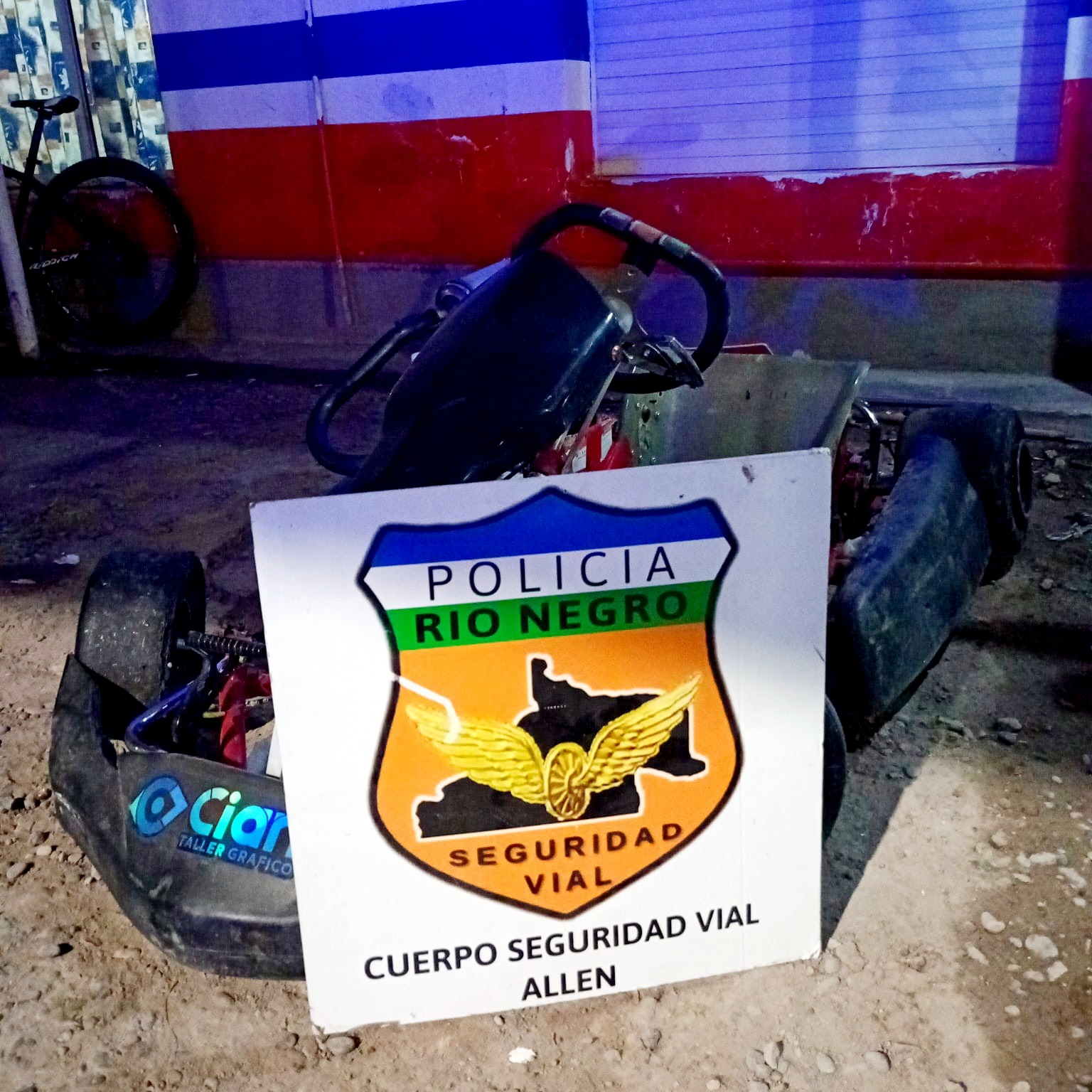 En este momento estás viendo Recuperaron un karting con pedido de secuestro en Allen