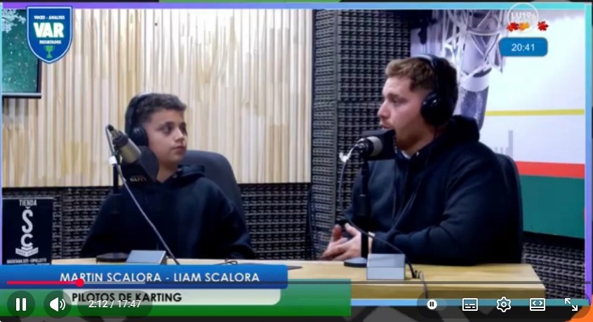 Karting de alto nivel: la pasión y talento de los Scalora