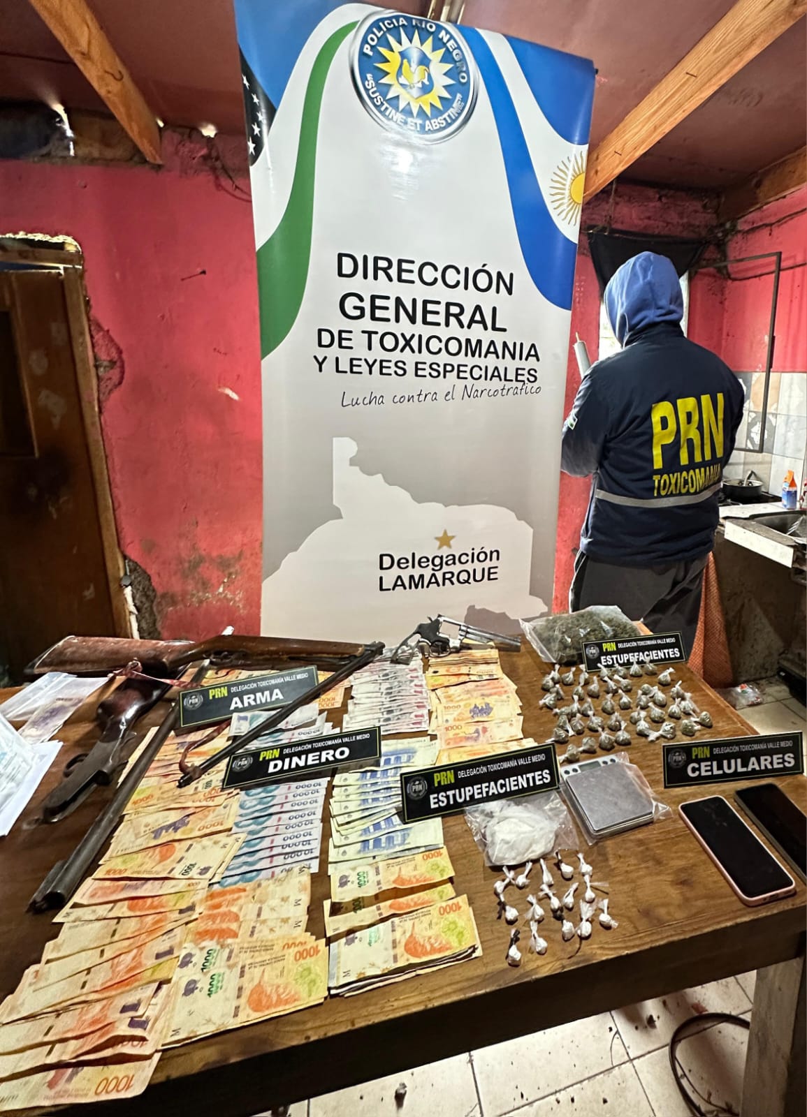 En este momento estás viendo Golpe al narcomenudeo: secuestran cocaína, marihuana y armas
