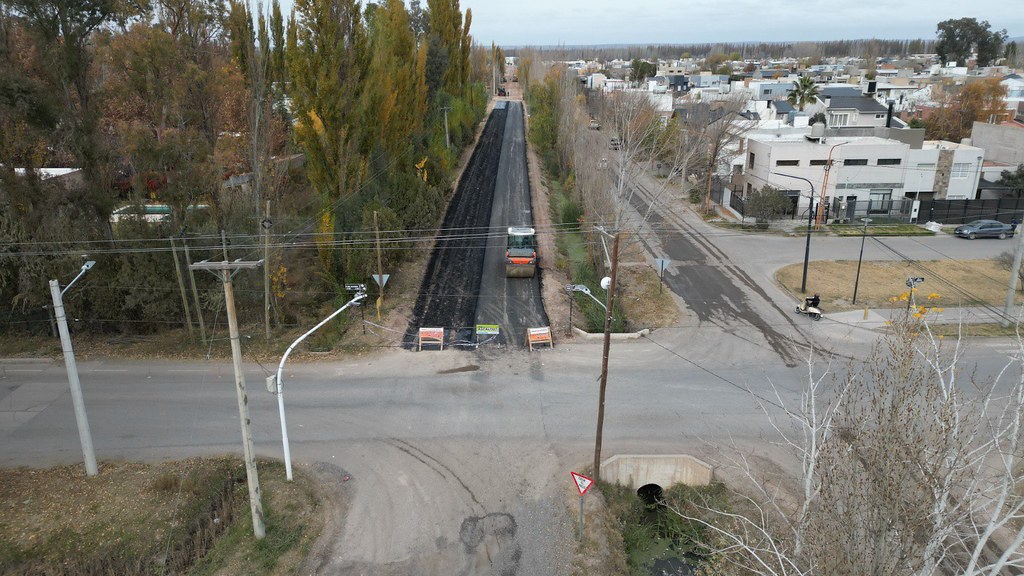 Finalizó una nueva etapa del Plan de 500 cuadras de asfalto en Cipolletti