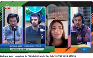 Lee más sobre el artículo Promesa del fútbol juvenil: Giuliana Vera contó su experiencia en Cruz del Sur Sub 15