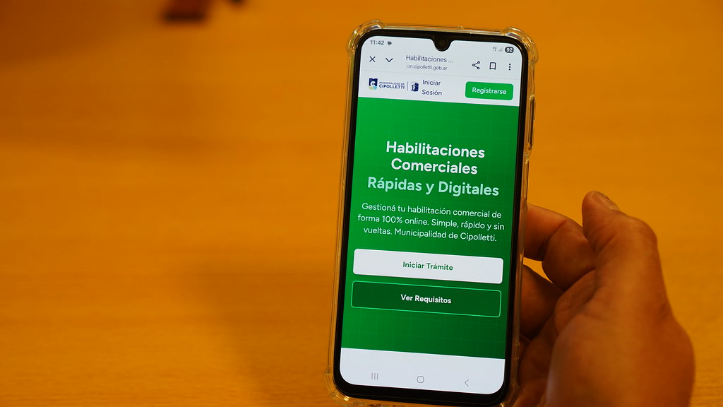 Cipolletti lanza mejoras en la plataforma web para habilitación de comercios