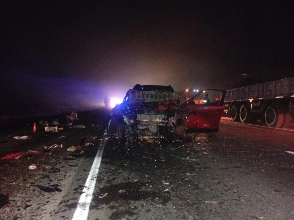 Trágico choque en la Ruta del Desierto: murió una mujer y un hombre resultó gravemente herido
