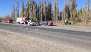 Lee más sobre el artículo Siniestro vial en Ruta 22: un muerto y tres heridos