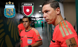 Lee más sobre el artículo Quién es el árbitro que dirigirá Argentina-Jordania el sábado