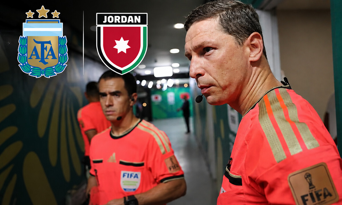 En este momento estás viendo Quién es el árbitro que dirigirá Argentina-Jordania el sábado