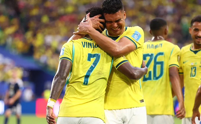 En este momento estás viendo Brasil goleó a Escocia y se quedó con el primer puesto del grupo C.
